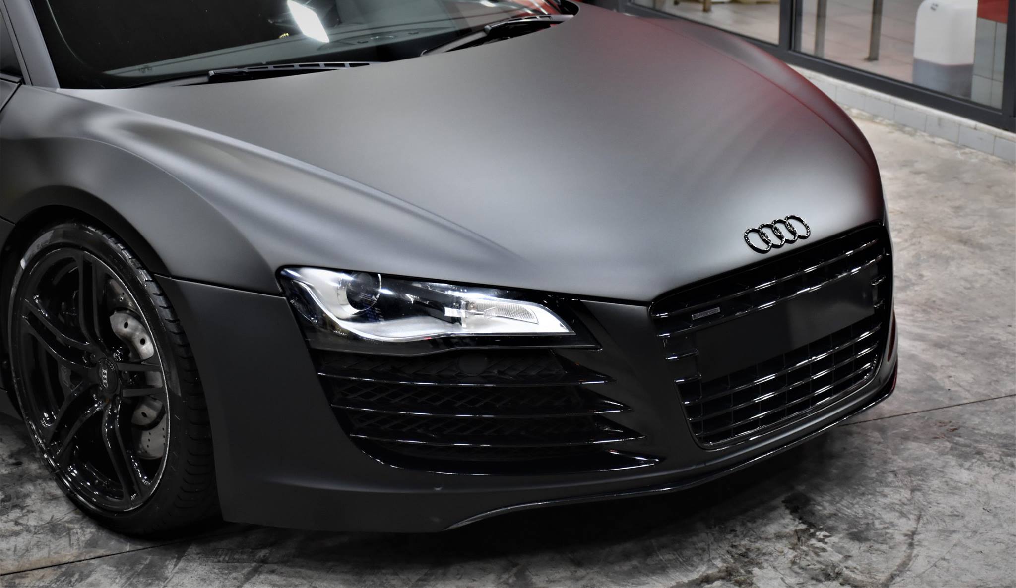 Audi r8 Black Matte